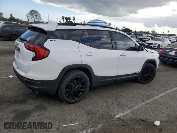 2020 GMC Terrain SLT z VIN 3GKALPEX4LL136623, wystawiony jako Copart lot #53254535 z przebiegiem 76 168 mil mil oraz Szkoda całkowita • Salvage title. Historia ofert i sprzedaży dostępna na DreamBid. Obrazek 3.