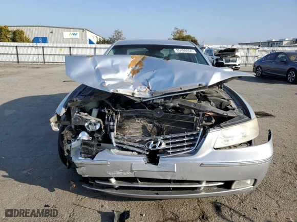 2008 Hyundai Azera Limited with VIN KMHFC46F38A250001, listed as a Copart auction lot 85498054 with 0 mi miles and Salvage Title. Bid and sale history available at carsss.com. Image 5.