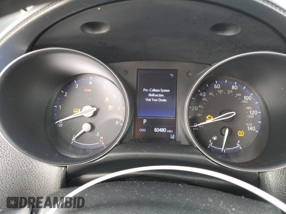 2019 Toyota C-HR XLE with VIN JTNKHMBX7K1045108, listed as a Copart auction lot 44070005 with 60,480 mi miles and Salvage Title. Bid and sale history available at DreamBid. Image 9.