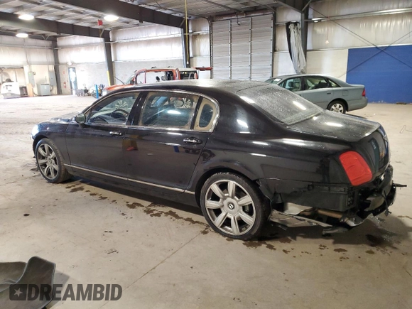 2006 Bentley Flying Spur with VIN SCBBR53W76C034894, listed as a Copart auction lot 83219304 with 76,725 mi miles and Salvage Title. Bid and sale history available at DreamBid. Image 2.