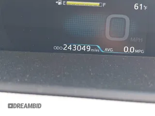 2016 Toyota Prius Two with VIN JTDKBRFU5G3007861, listed as a IAAI auction lot 41763950 with 243,049 mi miles. Bid and sale history available at carsss.com. Image 15.
