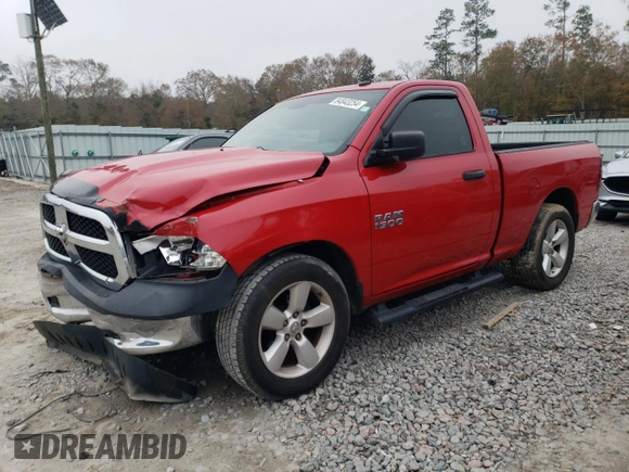 2013 Ram 1500 Tradesman with VIN 3C6JR6AG9DG515158, listed as a Copart auction lot 84843254 with 237,948 mi miles and Salvage title. Bid and sale history available at DreamBid. Image 1.