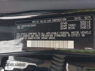 2012 Volvo S60 T6 z VIN YV1902FH9C2120141, wystawiony jako IAAI lot #42020816 z przebiegiem 121 285 mil mil oraz . Historia ofert i sprzedaży dostępna na DreamBid. Obrazek 9.