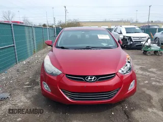 2012 Hyundai Elantra Limited with VIN KMHDH4AE6CU368302, listed as a IAAI auction lot 41867352 with 114,548 mi miles. Bid and sale history available at carsss.com. Image 12.