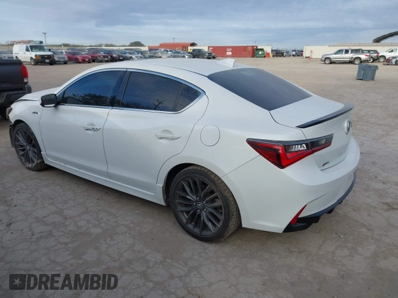 2020 Acura ILX w/Premium/A-SPEC Pkg with VIN 19UDE2F89LA004463, listed as a IAAI auction lot 41371656 with 104,463 mi miles. Bid and sale history available at carsss.com. Image 3.