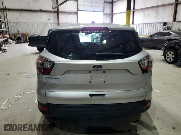 2017 Ford Escape S with VIN 1FMCU0F77HUA21014, listed as a Copart auction lot 58357195 with 46,722 mi miles and Salvage title. Bid and sale history available at DreamBid. Image 6.
