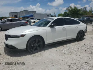 2025 Honda Accord Sport-L with VIN 1HGCY2F76SA019270, listed as a Copart auction lot 60406575 with 1,848 mi miles and Non repairable. Bid and sale history available at DreamBid. Image 1.