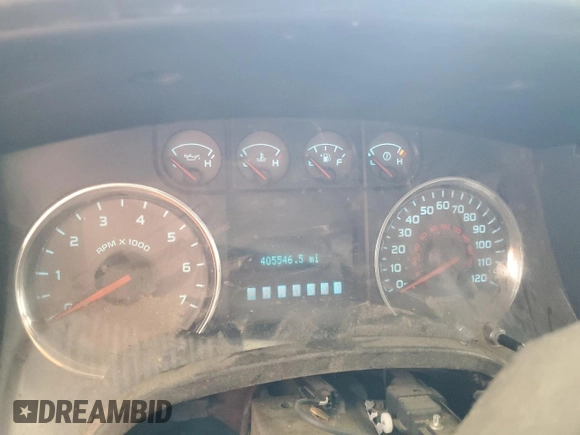 2010 Ford F-150 XL with VIN 1FTVX1CV2AKE27264, listed as a Copart auction lot 49683895 with 405,546 mi miles and Salvage title. Bid and sale history available at DreamBid. Image 9.