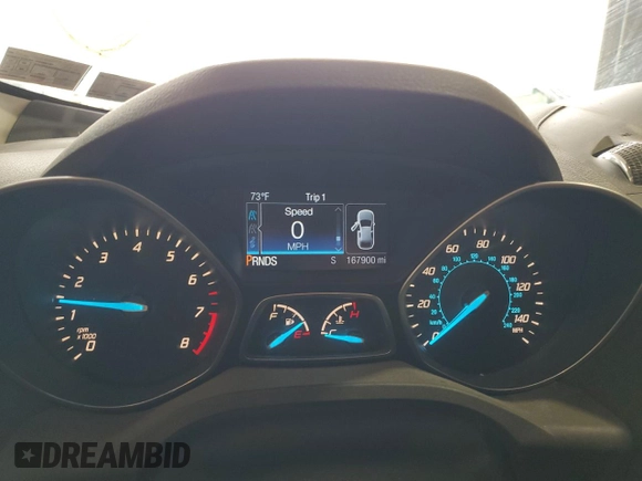 2014 Ford Escape SE with VIN 1FMCU9G90EUD21655, listed as a Copart auction lot 55458095 with 167,900 mi miles and Salvage Title. Bid and sale history available at DreamBid. Image 9.