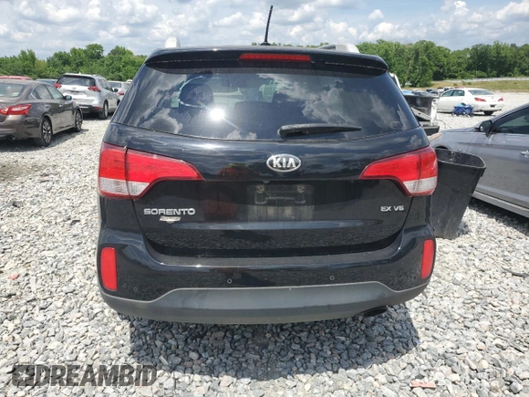 2015 Kia Sorento EX with VIN 5XYKU4A71FG619306, listed as a Copart auction lot 54825955 with 119,474 mi miles and Clean Title. Bid and sale history available at carsss.com. Image 6.