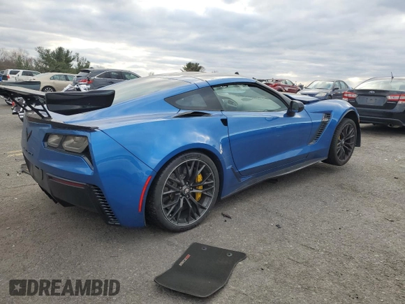 2016 Chevrolet Corvette Z06 3LZ with VIN 1G1YT2D60G5610605, listed as a Copart auction lot 83361134 with 23,939 mi miles and Salvage Title. Bid and sale history available at carsss.com. Image 3.