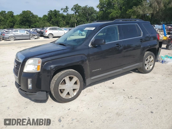 2011 GMC Terrain SLE-2 with VIN 2CTFLTEC6B6349491, listed as a Copart auction lot 53758005 with 216,190 mi miles and Salvage Title. Bid and sale history available at carsss.com. Image 1.