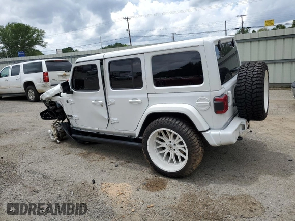 2022 Jeep Wrangler Unlimited Sahara with VIN 1C4HJXEN9NW190351, listed as a Copart auction lot 61091015 with 40,794 mi miles and Clean title. Bid and sale history available at DreamBid. Image 2.