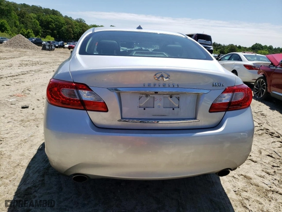 2012 Infiniti M37 with VIN JN1BY1AR5CM395829, listed as a Copart auction lot 56602914 with 0 mi miles and Salvage Title. Bid and sale history available at carsss.com. Image 6.