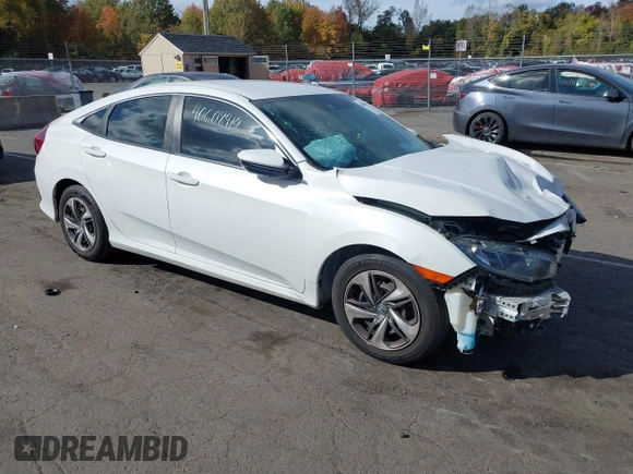 2019 Honda Civic Sedan LX with VIN 2HGFC2F66KH533012, listed as a IAAI auction lot 40608414 with 116,649 mi miles. Bid and sale history available at carsss.com. Image 1.
