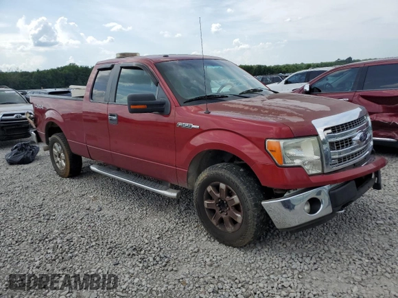 2013 Ford F-150 XL with VIN 1FTFX1EFXDFB64447, listed as a Copart auction lot 56474145 with 284,491 mi miles and Salvage title. Bid and sale history available at DreamBid. Image 4.