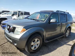 2006 Nissan Pathfinder SE with VIN 5N1AR18U86C672821, listed as a Copart auction lot 77659834 with 97,761 mi miles and Salvage Title. Bid and sale history available at carsss.com. Image 1.