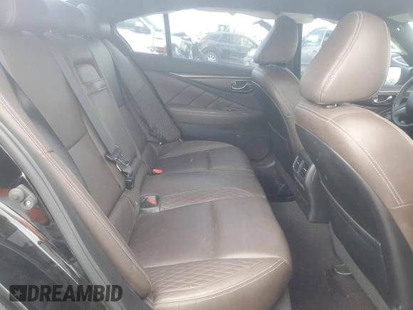 2017 Infiniti Q50 Sport z VIN JN1EV7AP9HM736244, wystawiony jako Copart lot #53419965 z przebiegiem 81 629 mil mil oraz Szkoda całkowita • Salvage title. Historia ofert i sprzedaży dostępna na DreamBid. Obrazek 10.