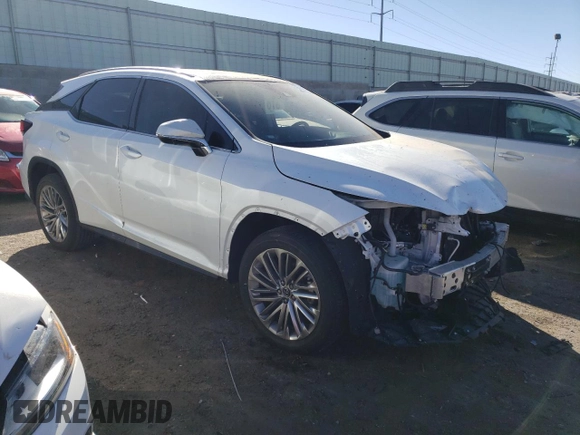 2022 Lexus RX with VIN 2T2JZMAA6NC237366, listed as a Copart auction lot 72585203 with 21,367 mi miles. Bid and sale history available at carsss.com. Image 4.