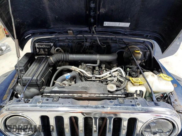 2003 Jeep Wrangler Sport with VIN 1J4FA49S23P344132, listed as a Copart auction lot 73292894 with 147,252 mi miles and Salvage Title. Bid and sale history available at carsss.com. Image 11.