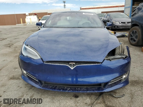 2020 Tesla Model S Long Range with VIN 5YJSA1E20LF415038, listed as a Copart auction lot 48950225 with 61,946 mi miles and Salvage title. Bid and sale history available at DreamBid. Image 5.