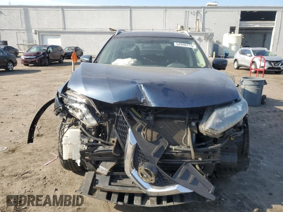 2016 Nissan Rogue SV with VIN 5N1AT2MV5GC910986, listed as a Copart auction lot 54990715 with 101,726 mi miles and Salvage Title. Bid and sale history available at DreamBid. Image 5.