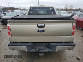 2010 Ford F-150 XL with VIN 1FTFX1CV3AFD17207, listed as a Copart auction lot 44138395 with 122,570 mi miles and Salvage Title. Bid and sale history available at carsss.com. Image 6.