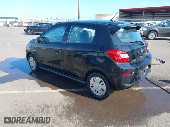 2018 Mitsubishi Mirage ES with VIN ML32A3HJ9JH013209, listed as a IAAI auction lot 41859302 with 125,892 mi miles and . Bid and sale history available at DreamBid. Image 3.