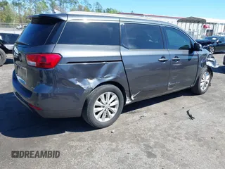 2015 Kia Sedona EX with VIN KNDMC5C16F6020236, listed as a IAAI auction lot 41805718 with 155,176 mi miles. Bid and sale history available at carsss.com. Image 4.