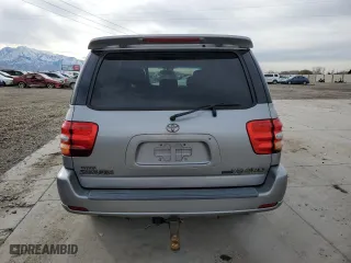 2003 Toyota Sequoia Limited with VIN 5TDBT48A53S166018, listed as a Copart auction lot 47781875 with 201,072 mi miles and Salvage Title. Bid and sale history available at carsss.com. Image 6.