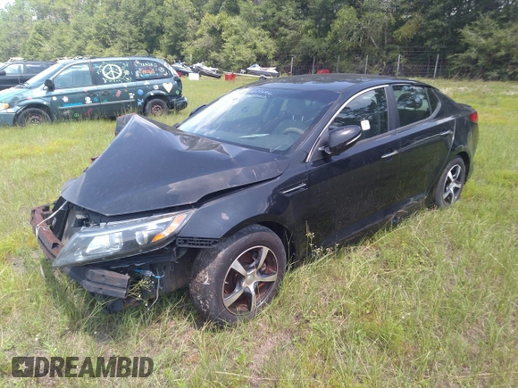 2015 Kia Optima LX with VIN 5XXGM4A72FG513909, listed as a IAAI auction lot 41686610 with 139,524 mi miles. Bid and sale history available at carsss.com. Image 2.