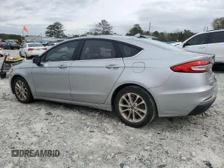 2020 Ford Fusion SE with VIN 3FA6P0HD9LR219420, listed as a Copart auction lot 50100945 with 45,009 mi miles and Salvage Title. Bid and sale history available at carsss.com. Image 2.