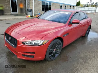 2018 Jaguar XE 25t Prestige with VIN SAJAK4FX4JCP24351, listed as a Copart auction lot 74556834 with 66,406 mi miles and Salvage Title. Bid and sale history available at carsss.com. Image 1.