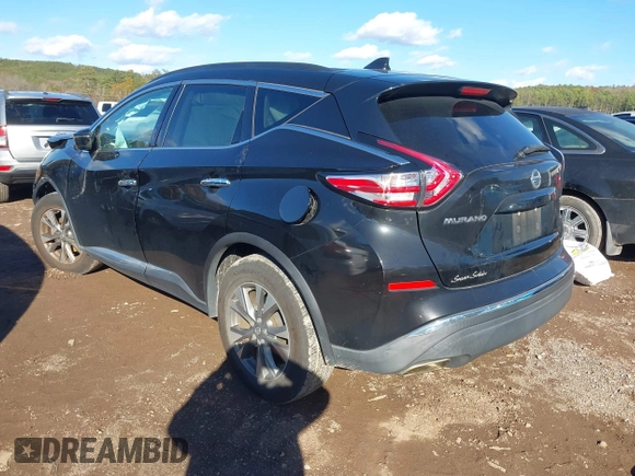 2018 Nissan Murano S with VIN 5N1AZ2MG2JN121352, listed as a IAAI auction lot 41064604 with 114,574 mi miles and . Bid and sale history available at DreamBid. Image 3.