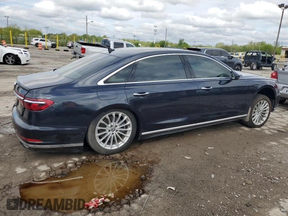 2019 Audi A8 z VIN WAU8DAF80KN010332, wystawiony jako Copart lot #55418865 z przebiegiem 17 282 mil mil oraz Szkoda całkowita • Salvage title. Historia ofert i sprzedaży dostępna na DreamBid. Obrazek 3.