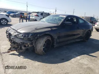 2025 BMW M4 Competition xDrive with VIN WBS33HK09SCS59001, listed as a Copart auction lot 75733354 with 0 mi miles and Salvage Title. Bid and sale history available at carsss.com. Image 1.