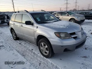 2004 Mitsubishi Outlander LS with VIN JA4LZ31F84U007214, listed as a Copart auction lot 88141275 with 147,391 mi miles and Salvage Title. Bid and sale history available at carsss.com. Image 4.