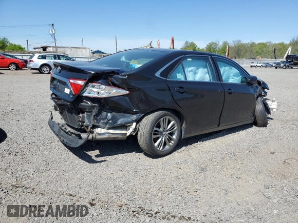 2016 Toyota Camry XLE with VIN 4T1BF1FK0GU584520, listed as a Copart auction lot 54865425 with Not Provided miles and Clean Title. Bid and sale history available at carsss.com. Image 3.