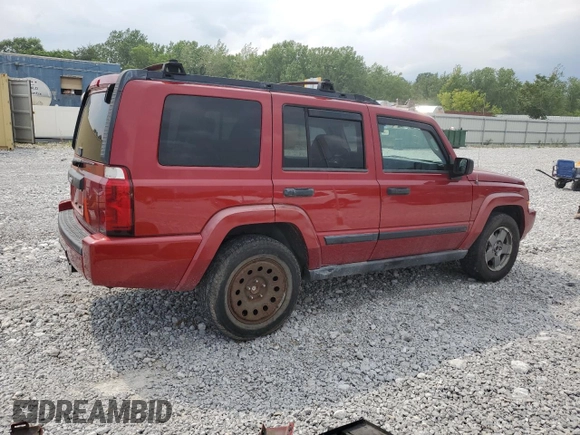 2006 Jeep Commander z VIN 1J8HG48K76C131681, wystawiony jako Copart lot #64386985 z przebiegiem 142 135 mil mil oraz Szkoda całkowita • Salvage title. Historia ofert i sprzedaży dostępna na DreamBid. Obrazek 3.