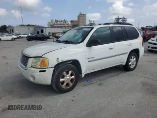 2006 GMC Envoy SLE z VIN 1GKDS13S462144683, wystawiony jako Copart lot #58277565 z przebiegiem Nie podano mil oraz Czysty tytuł • Clean title. Historia ofert i sprzedaży dostępna na DreamBid. Obrazek 1.