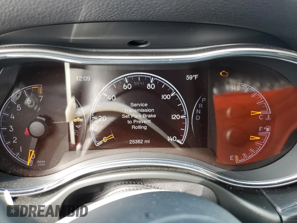 2021 Jeep Grand Cherokee 80th Anniversary with VIN 1C4RJFBG1MC817208, listed as a Copart auction lot 44196775 with 25,362 mi miles and Salvage Title. Bid and sale history available at DreamBid. Image 9.