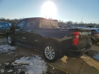 2019 Chevrolet Silverado 1500 Custom with VIN 1GCUYBEF2KZ221374, listed as a Copart auction lot 87605335 with 127,260 mi miles and Salvage Title. Bid and sale history available at DreamBid. Image 2.