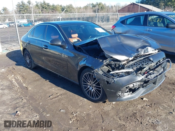 2023 Mercedes-Benz C 300 with VIN W1KAF4HB6PR074311, listed as a IAAI auction lot 41188282 with 18,225 mi miles and . Bid and sale history available at DreamBid. Image 1.