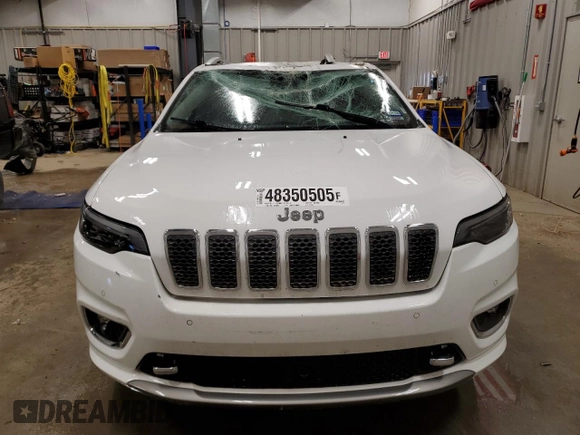 2019 Jeep Cherokee Overland with VIN 1C4PJMJN5KD173943, listed as a Copart auction lot 48350505 with 54,917 mi miles and Salvage title. Bid and sale history available at DreamBid. Image 5.