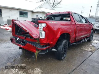2025 Chevrolet Silverado 1500 with VIN 1GCUKEE80SZ146016, listed as a IAAI auction lot 41565328 with 7 mi miles and . Bid and sale history available at DreamBid. Image 4.