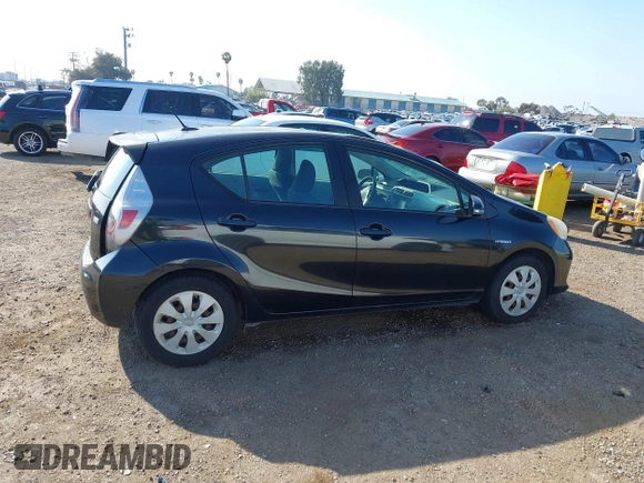 2012 Toyota Prius One with VIN JTDKDTB3XC1504575, listed as a IAAI auction lot 41866455 with 168,254 mi miles and . Bid and sale history available at DreamBid. Image 13.