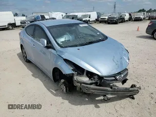 2013 Hyundai Elantra Limited with VIN KMHDH4AE3DU773485, listed as a Copart auction lot 53815265 with Not Provided miles and Salvage Title. Bid and sale history available at DreamBid. Image 11.