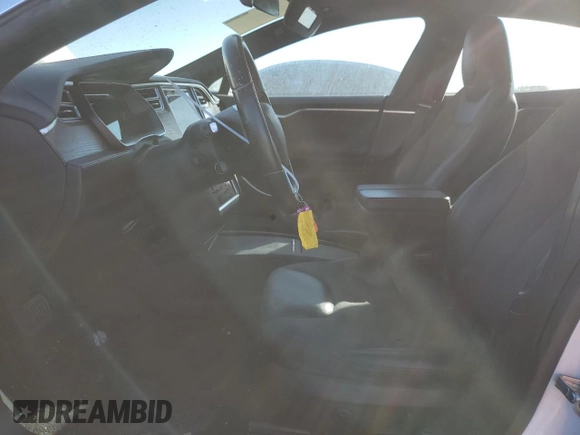 2016 Tesla Model S 70 with VIN 5YJSA1E17GF164788, listed as a Copart auction lot 75565904 with 96,936 mi miles and Salvage title. Bid and sale history available at DreamBid. Image 7.