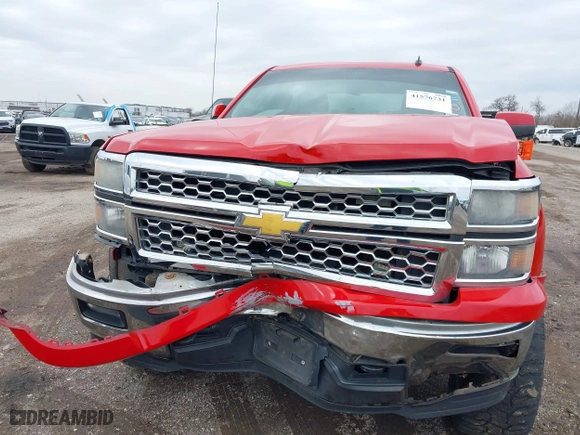 2014 Chevrolet Silverado 1500 LT with VIN 3GCUKREC7EG427441, listed as a IAAI auction lot 41576731 with 145,127 mi miles. Bid and sale history available at carsss.com. Image 6.