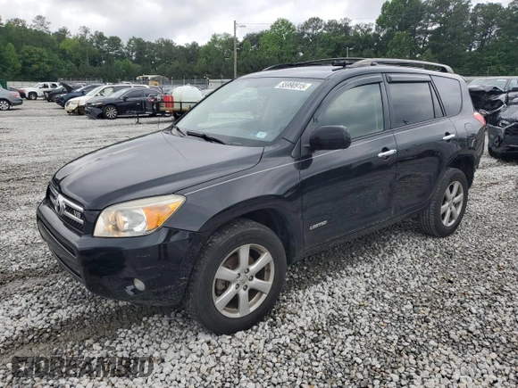 2007 Toyota RAV4 Limited with VIN JTMZK31VX75014305, listed as a Copart auction lot 55990915 with 135,215 mi miles and Salvage title. Bid and sale history available at DreamBid. Image 1.